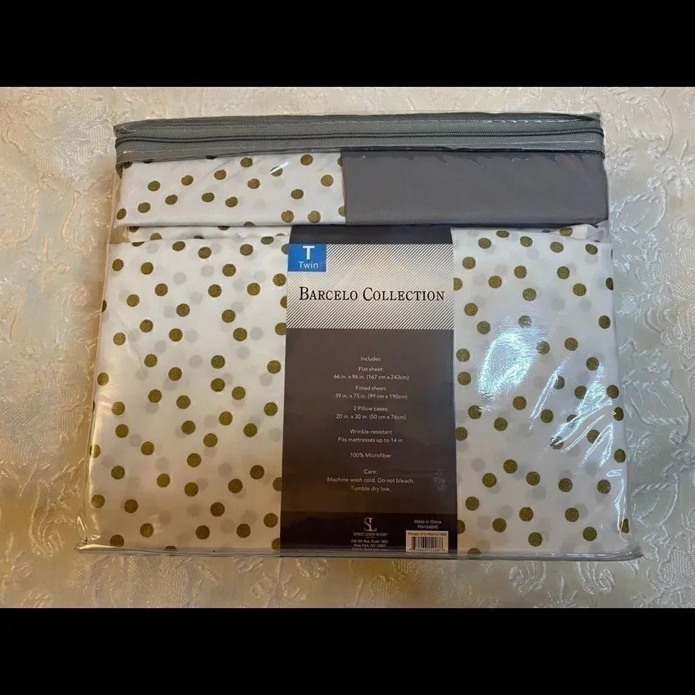 🛍Barcelo Collection 4 PC Sheet Set . Size: Twin - Picture 4 of 9